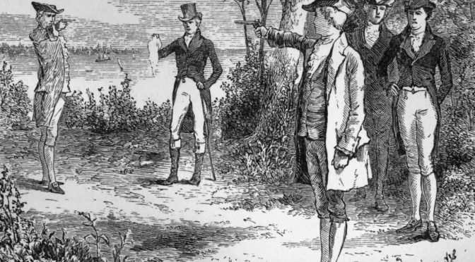 Burr–Hamilton duel